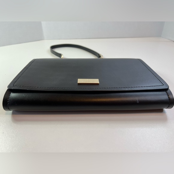 Kate Spade Arbour Hill Angelea Black Leather w/Pink Lining & Gold Chain - Picture 5 of 13